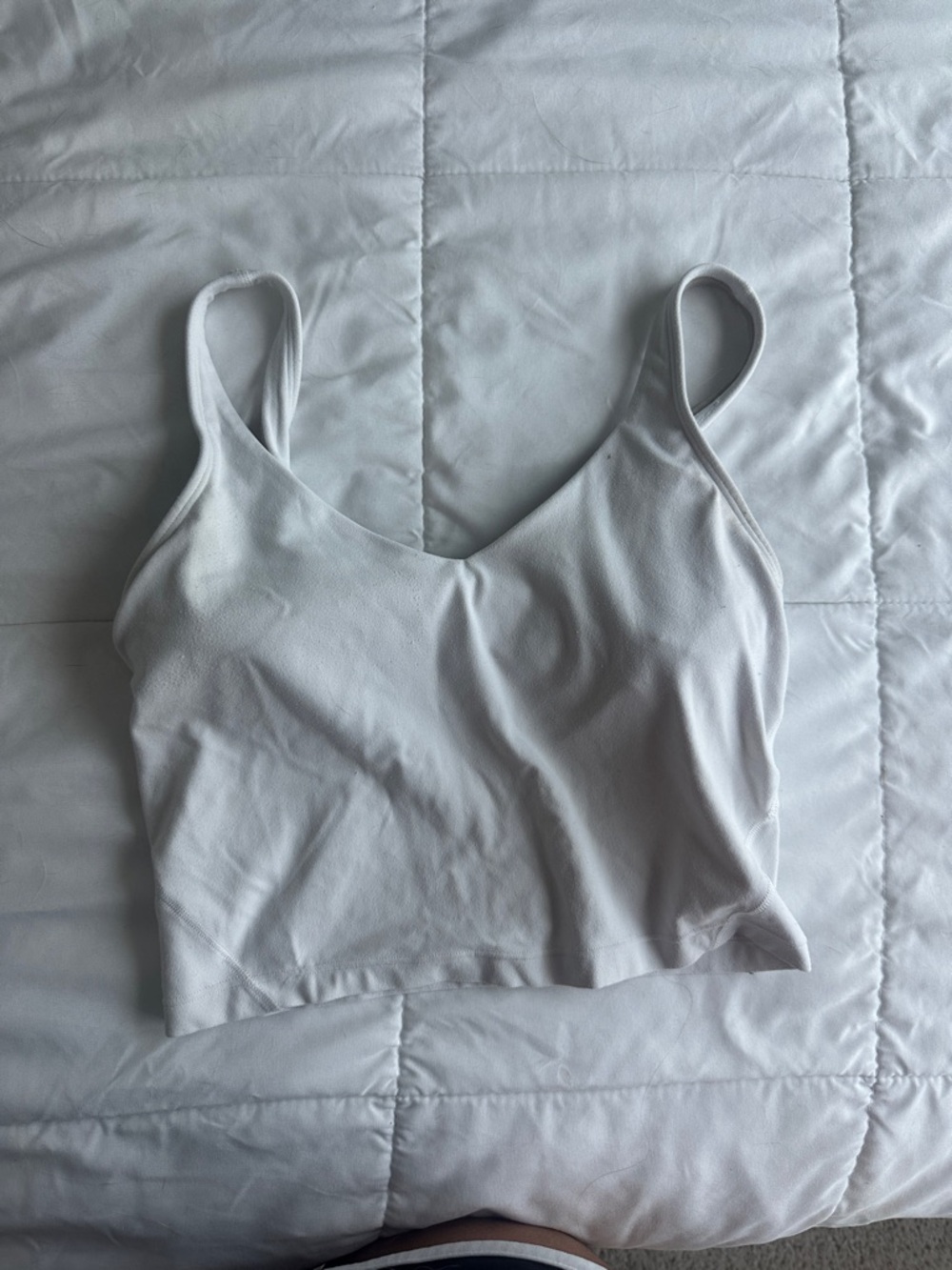 lululemon athletica White Tank Top